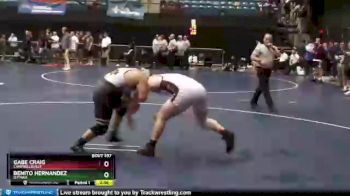 285 lbs Cons. Round 3 - Gabe Craig, Campbellsville vs Benito Hernandez, Ottawa