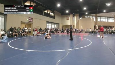 150 lbs Round 3 (6 Team) - Connor Locke, North DeSoto Blue vs Braden Carroll, Vancleave Takedown Club