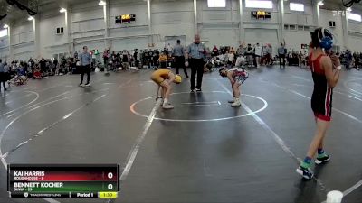 72 lbs Round 3 (10 Team) - Bennett Kocher, SHWA vs Kai Harris, ROUGHHOUSE