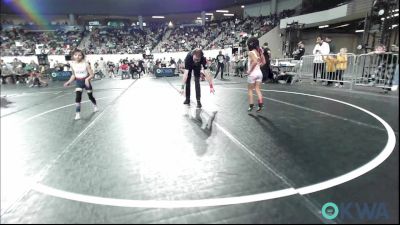 49 lbs Semifinal - Amavi Cline, Coweta Tiger Wrestling vs Cassadee Sloan, Morrison Takedown Club