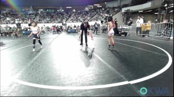 49 lbs Semifinal - Amavi Cline, Coweta Tiger Wrestling vs Cassadee Sloan, Morrison Takedown Club