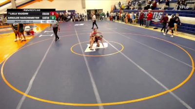 110 lbs Quarterfinal - Annalee Haschemeyer, Canton vs Laila Vaughn, Streator (Twp.)