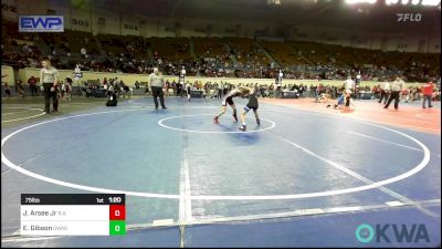 75 lbs Final - Joseph Arsee Jr, R.a.w. vs Elliott Gibson, Owasso Takedown Club