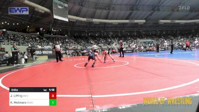 64 lbs Round Of 64 - Jaxon Liffrig, MN Elite vs Kason Molinaro, Rising Sun Wrestling Club