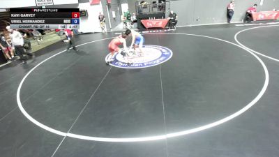 157 lbs Champ. Rd Of 16 - Kavi Garvey vs Uriel Hernandez, Madera South High School Wrestling