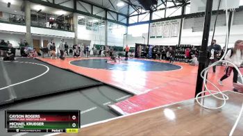 77-81 lbs Semifinal - Cayson Rogers, Lincoln Way Wrestling Club vs Michael Krueger, Demolition