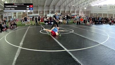 106 lbs Quarters - Carter Petrie, Reddot Wrestling Club vs Zachry Teal, Team Idaho Wrestling Club