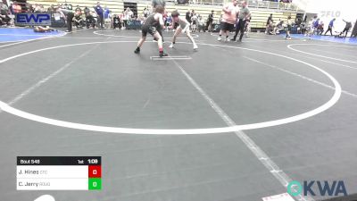 76 lbs Final - Jaxon Hines, Comanche Takedown Club vs Caden Jerry, Rough Riders