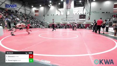 70 lbs Rr Rnd 2 - Tripp Stevens, Hilldale Youth Wrestling Club vs Carson Swaringim, Broken Arrow Wrestling Club