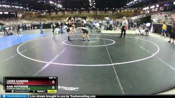 70 lbs Cons. Semi - James Sanders, Riverdale Raiders vs Kain Matherne, Scorpion Wrestling Club