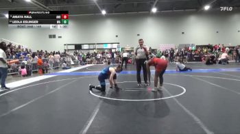 145 lbs Cons. Round 1 - Amaya Hall, Andover vs Leola Eslinger, Wildcat