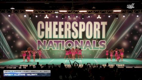 Infinity Allstars - Majesty [2026 L3 Junior - Flex - Small - A Day 1] 2026 CHEERSPORT National All Star Cheerleading Championship