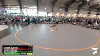 65 lbs 2nd Place Match - Zaivian Fuentes, Wesley Club Wrestling vs Waylon Bledsoe, Cardinal Wrestling Club