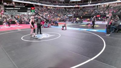 G130-4A Champ. Round 1 - Ella Splitter, Lamar Girls vs Deandra Ovalle, Jefferson Girls