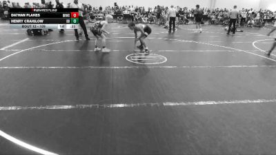 109 lbs Quarterfinal - Dathan Flakes, Bulloch Bandits Wrestling Club vs Henry Craiglow, Dayton Bandits