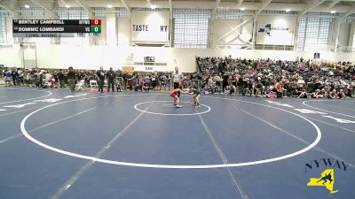59 lbs Cons. Round 3 - Dominic Lombardi, VHW Club vs Bentley Campbell, Hoosick Falls Youth Wrestling Club