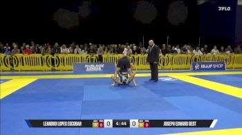 Joseph Edward Best vs Leandro Lopes Escobar 2025 Pan IBJJF Jiu-Jitsu No-Gi Championship