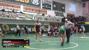 126 lbs Champ. Round 1 - Ryan Manville, Elyria Catholic vs John Foye, Avon Ohio