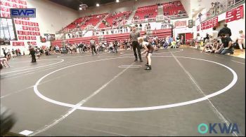 70 lbs Consi Of 4 - Isaac Anderson, Blanchard Youth Wrestling Club vs Gabriel Allen, Ponca City Wildcat Wrestling