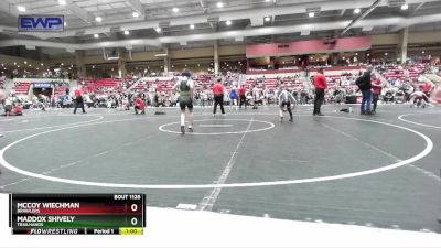 76 lbs Quarterfinal - McCoy Wiechman, Brawlers vs Maddox Shively, Trailhands