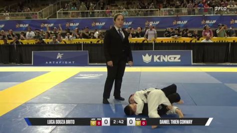 Luca Souza Brito vs Daniel Thien Conway 2026 Pan Kids Jiu-Jitsu IBJJF Championship