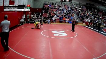 139 lbs Semifinal - Griffin Tinsman, Marion Center Area Hs vs Owen Anderson, Corry Area Hs