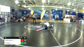 175 lbs Round 7 (8 Team) - Alfredo Berroteran, Soldier City vs Paul Wright, Braves WC