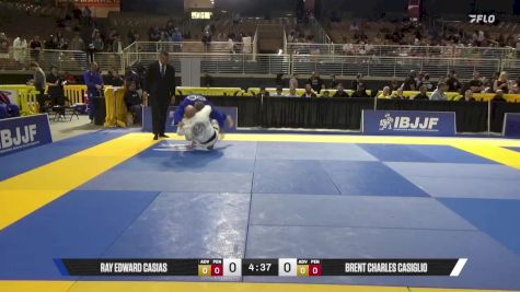 Brent Charles Casiglio vs Ray Edward Casias 2025 Pan Jiu Jitsu IBJJF Championship