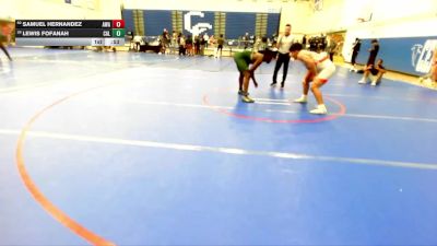 190 lbs 3rd Place Match - Lewis Fofanah, Poway vs Samuel Hernandez, Aces Wrestling Academy