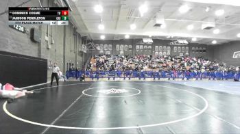 157 lbs 5th Place Match - Dominick Cosme, Tulare Western vs Jamison Pendleton, Cabrillo