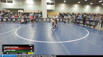 63 lbs 3rd Place Match - Carter Matthias, NE vs Hunter Marx, SD