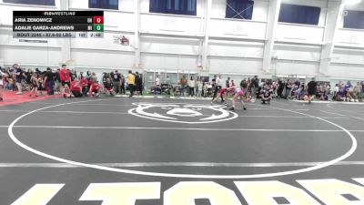 87.6-92 lbs Round Robin 1 - Aria Zenowicz, OH vs Adalie Garza-Andrews, MI