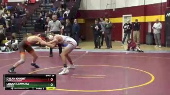 132 lbs Champ. Round 1 - Dylan Knight, Caravel Academy vs Logan Cravatas, Buckeye