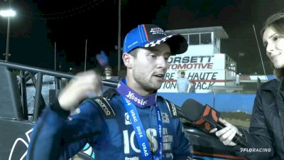 Logan Seavey Reacts After Winning Terre Haute Tony Hulman Classic