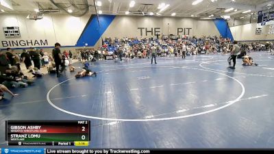 75 lbs Champ. Round 1 - Gibson Ashby, Wasatch Wrestling Club vs Stranz Lomu, Westlake