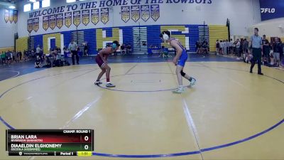 126 lbs Champ. Round 1 - Brian Lara, Riverview (Sarasota) vs Diaaeldin Elghonemy, Osceola (Kissimmee)