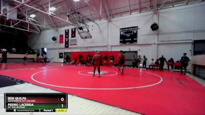 133 lbs Semifinal - Ben Quilpa, Sacramento City College vs Pedro Lacerda, Mt. San Antonio