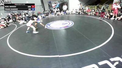 132 lbs Noel Mendez, CVWA - Central Valley Wrestling Association vs Frank Ramirez, SDIKWA - San Diego-Imperial Kids Wrestling Association