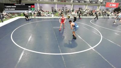 Junior Boys - 132 lbs Cons. Round 4 - Aiden Hahn, Thoroughbred Wrestling Academy vs Luis Flores, Illinois