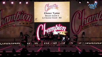 Cheer Tyme - Desire Coed 3 [2024 L3 Senior Coed - D2 Day 1] 2024 Champion Cheer and Dance Grand Nationals