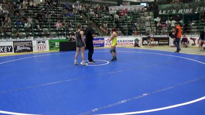 120 lbs Champ. Rd Of 16 - Shiann Byrd, GVWC vs Jocelynn Richardson, Big Game Wrestling Club