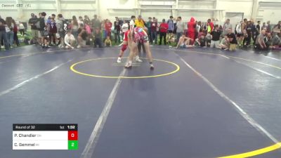 132-E Mats 1-5 10:30am lbs Round Of 32 - Preston Chandler, OH vs Carson Gemmel, MI