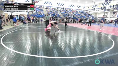 96 lbs Rr Rnd 3 - Hunter Jackson, Locust Grove Youth Wrestling vs MASON BOWLINE, Coweta Tiger Wrestling