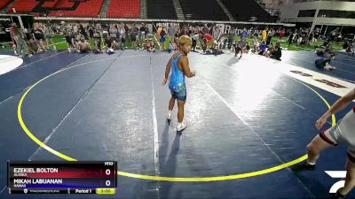 145 lbs Quarterfinal - Ezekiel Bolton, Alaska vs Mikah Labuanan, Hawaii