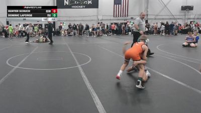 56 lbs Round 5 (6 Team) - Dominic Laforge, PA Gold vs Hunter Schuch, Revival White