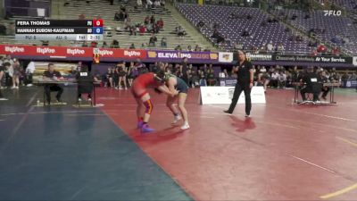 117 lbs Semis & 3rd Wb (16 Team) - Fera Thomas, Pacific University vs Hannah Suboni-kaufman, Augustana (IL)