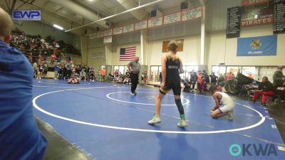 80 lbs Consi Of 4 - Kirk Walker III, Tulsa Blue T Panthers vs Camon Martin, Keystone Wrestling Club