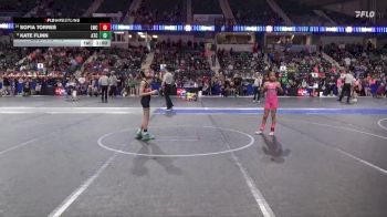 70 lbs Cons. Round 1 - Sofia Torres, Liberal Wrestling Club vs Kate Flinn, Atchison