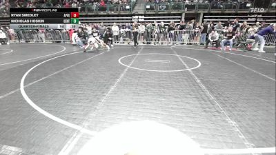 80 lbs Quarterfinal - Ryan Smedley, Apex vs Nicholas Hoskin, Gentile Traimed