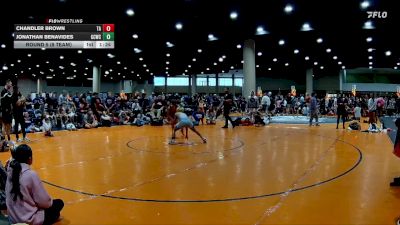 100 lbs Round 5 (8 Team) - Jonathan Benavides, Gulf Coast WC vs Chandler Brown, Team Arkansas